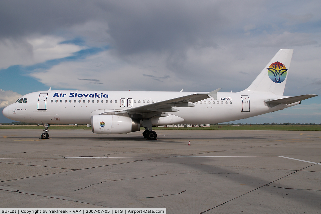 SU-LBI, 1997 Airbus A320-232 C/N 667, Air Slovakia Airbus 320