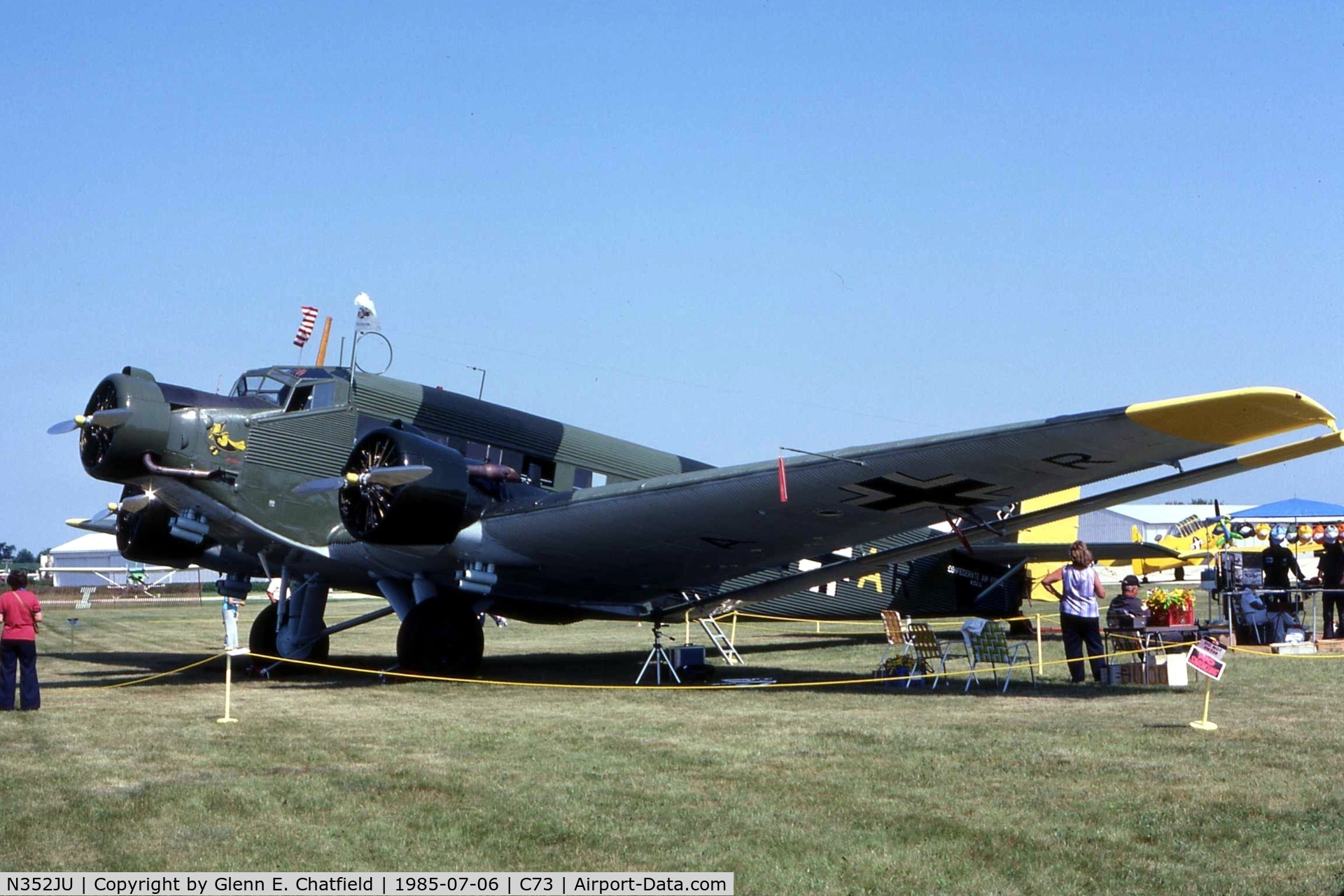 N352JU, 1941 Junkers (CASA) 352L (Ju-52) C/N 67, Air show day