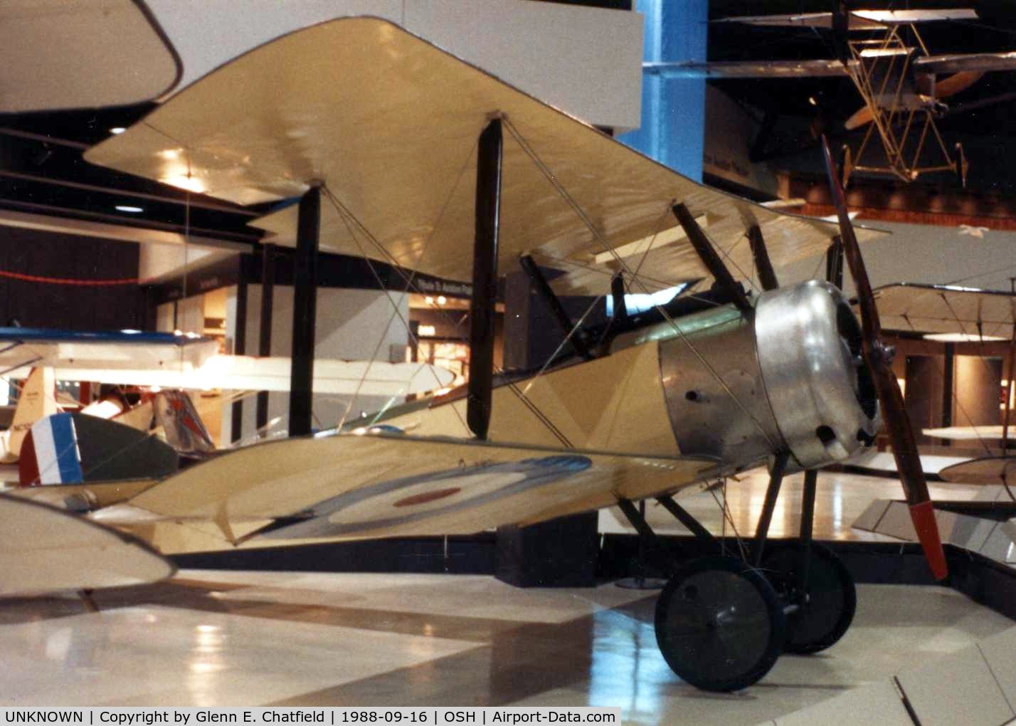 UNKNOWN, , Sopwith Pup - possibly a replica - at the EAA Museum