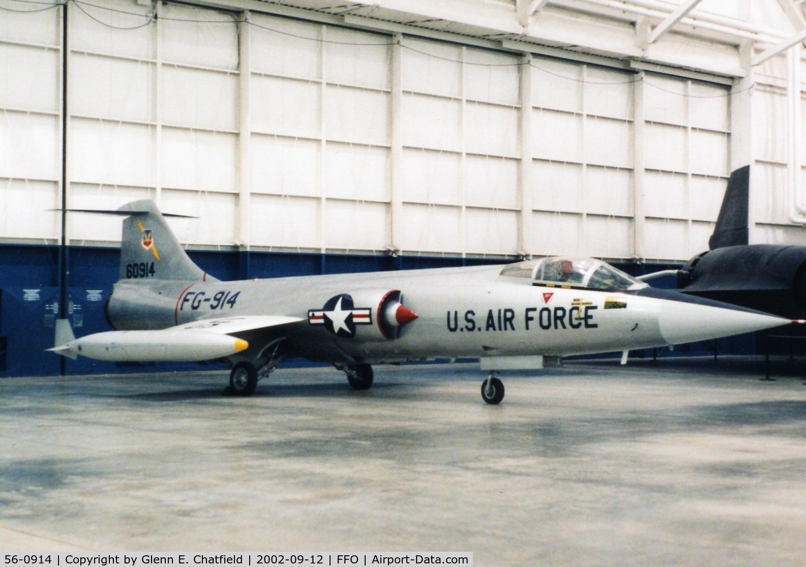 56-0914, 1956 Lockheed F-104C Starfighter C/N 383-1202, F-104C at the National Museum of the U.S. Air Force