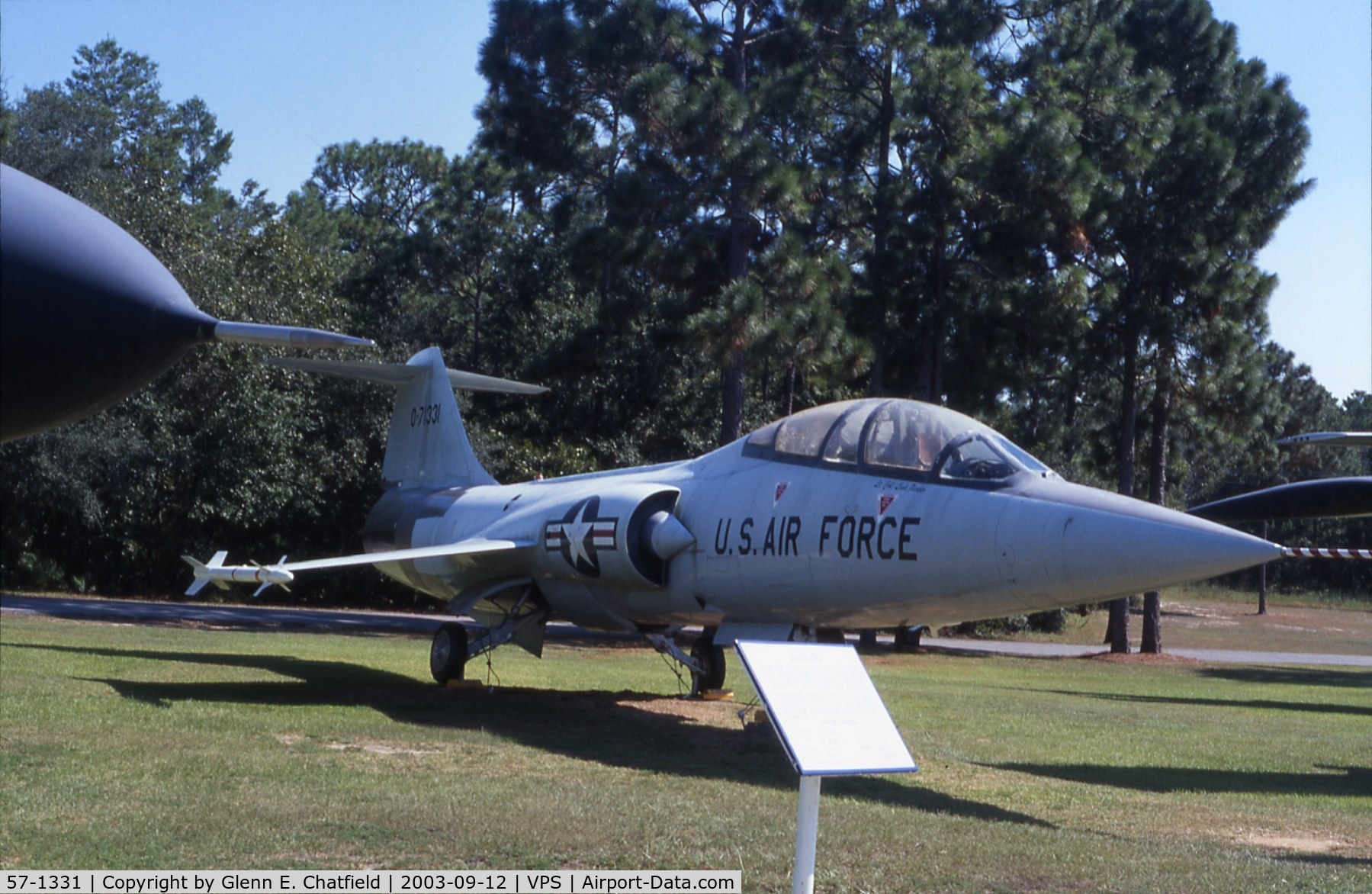 57-1331, Lockheed F-104D Starfighter C/N 483-5043, F-104D at the U.S.A.F. Armament Museum
