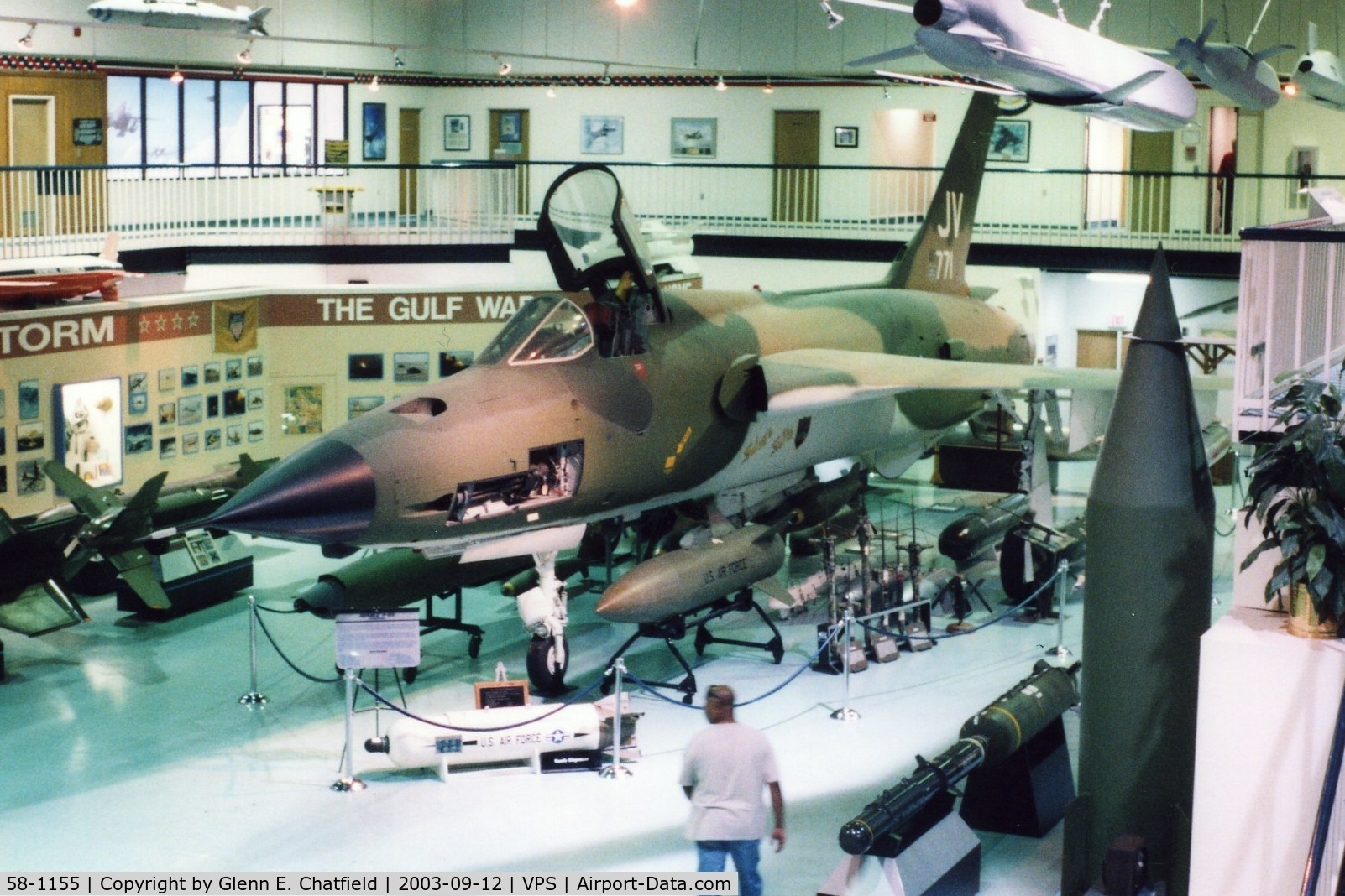 58-1155, 1960 Republic F-105D Thunderchief C/N D10, F-105D at the USAF Armament Museum