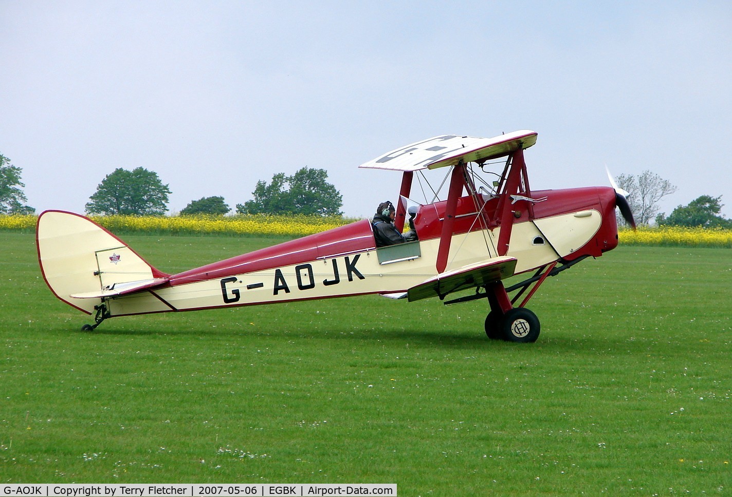 G-AOJK, 1939 De Havilland DH-82A Tiger Moth II C/N 82813, Tiger Moth at Sywell UK