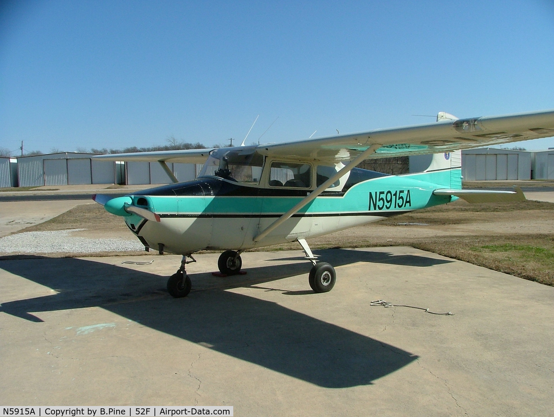 N5915A, 1956 Cessna 172 C/N 28515, Aircraft at Northwest Regional Airport in Roanoke, TX