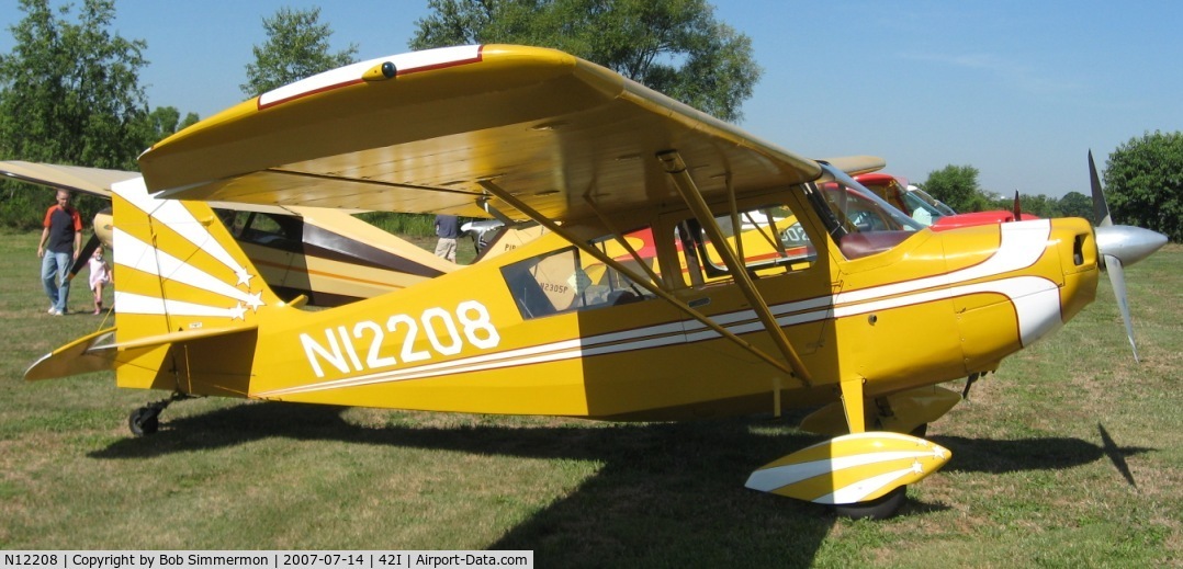 N12208, 1972 Bellanca 7KCAB Citabria C/N 300-72, At the Zanesville, OH fly-in breakfast & lunch