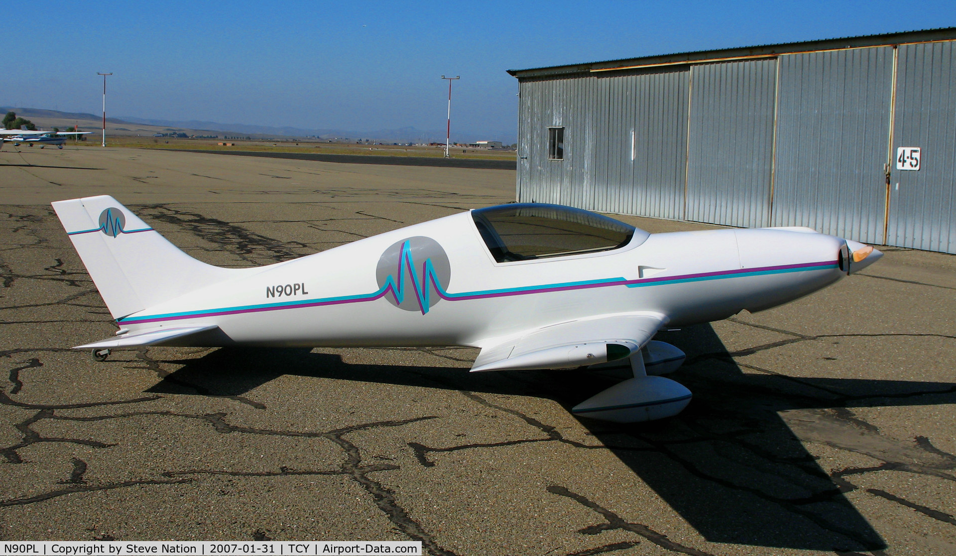 N90PL, 1991 Aero Designs Pulsar C/N 129, PULSAR homebuilt @ Tracy Municipal Airport, CA