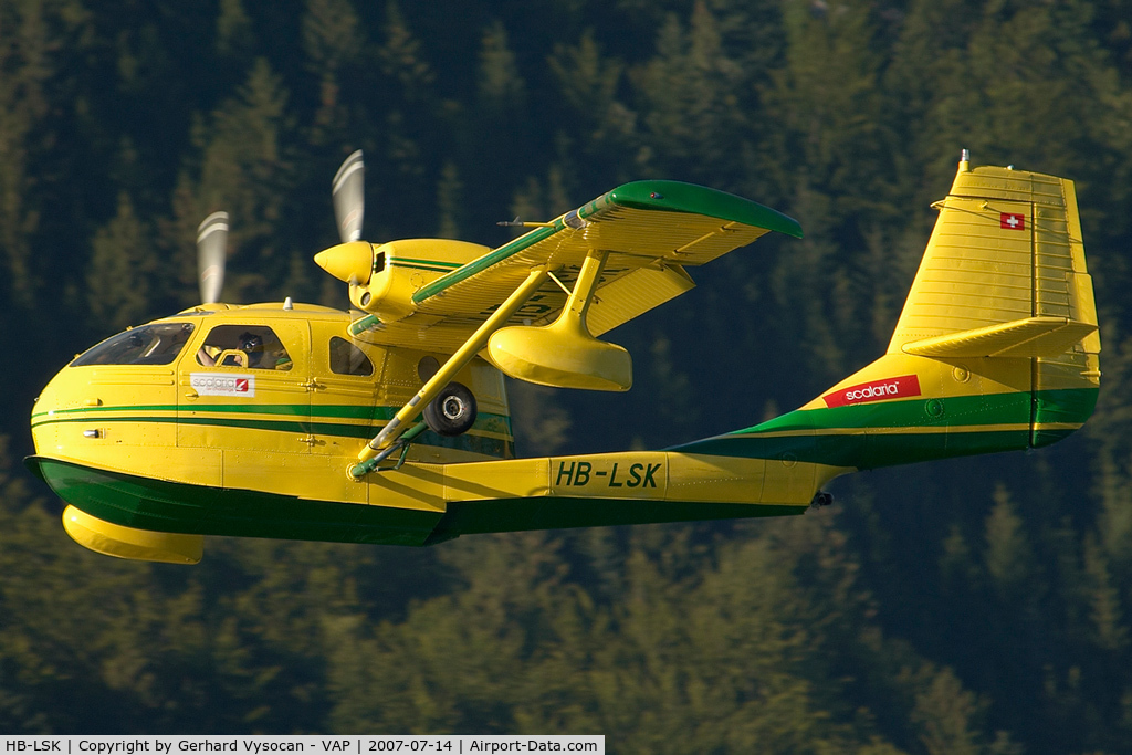 HB-LSK, 1976 STOL Aircraft UC-1 Twin Bee C/N 018, Air-Challange 2007