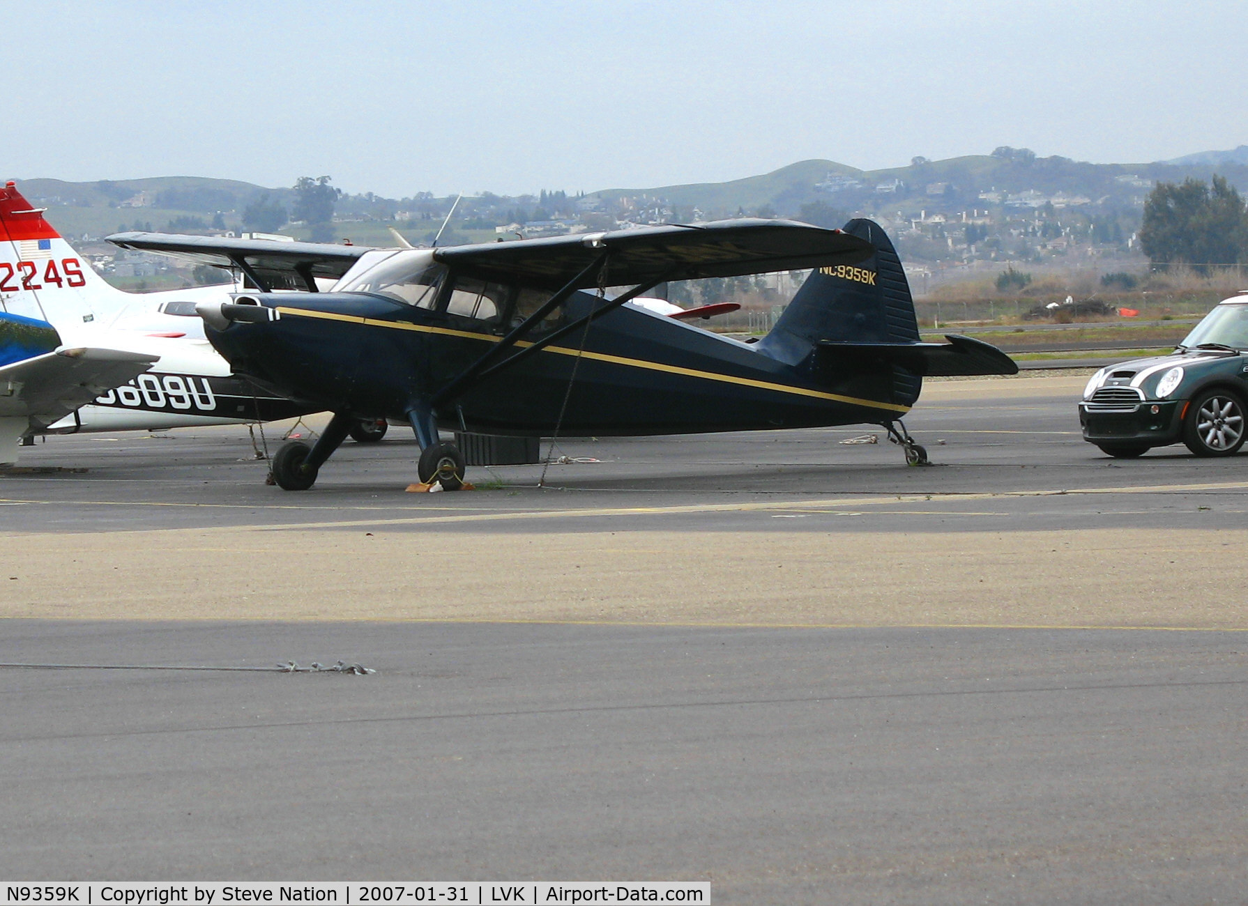 N9359K, 1947 Stinson 108-2 Voyager C/N 108-2359, 1947 Stinson 108-2 as NC9359K @ Livermore (CA) Municipal Airport