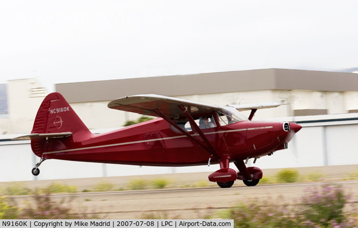 N9160K, 1947 Stinson 108-1 Voyager C/N 108-2160, Voted best other than Cub Fly-in Lompoc 2007