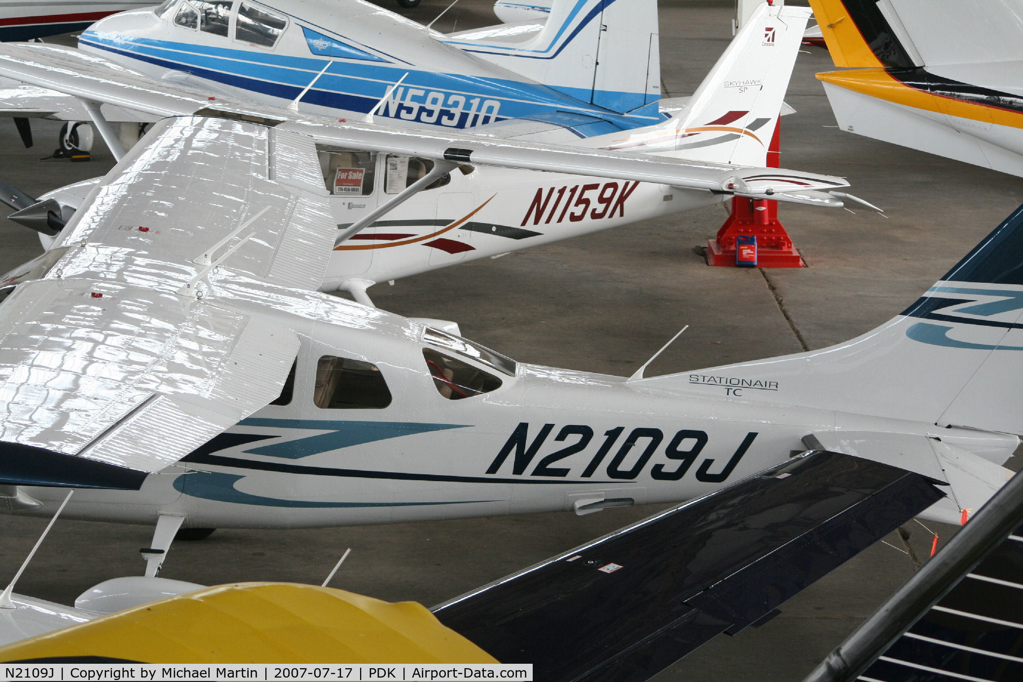 N2109J, 2007 Cessna T206H Turbo Stationair C/N T20608717, In Epps Hanger