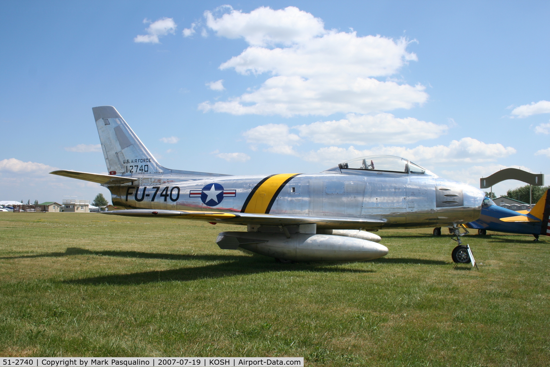 51-2740, 1951 North American F-86E Sabre C/N 172-23, North American F-86E