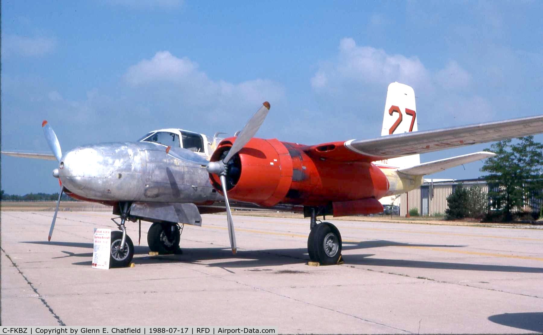 C-FKBZ, 1944 Douglas A-26C Invader C/N 29031, Undergoing restoration