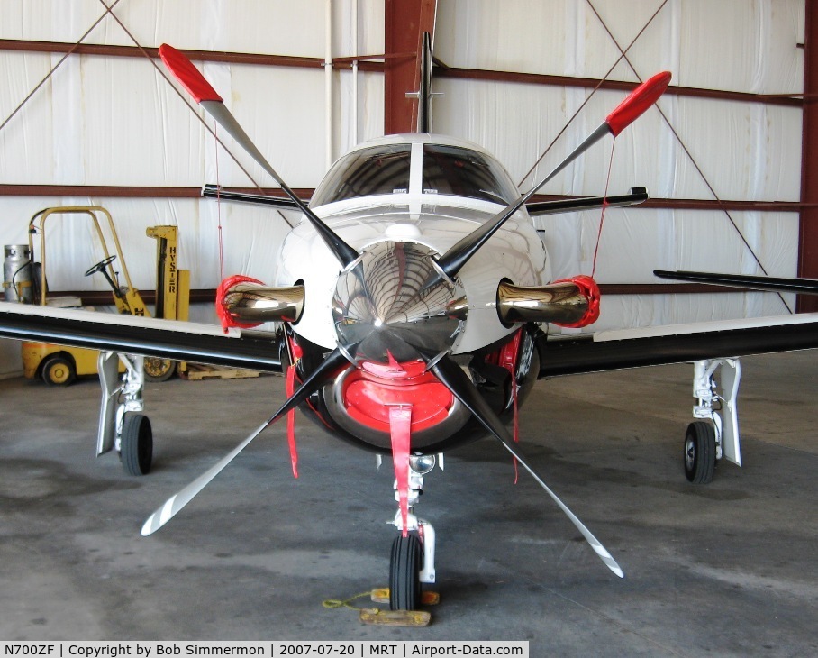 N700ZF, 2005 Socata TBM-700 C/N 336, View from the business end
