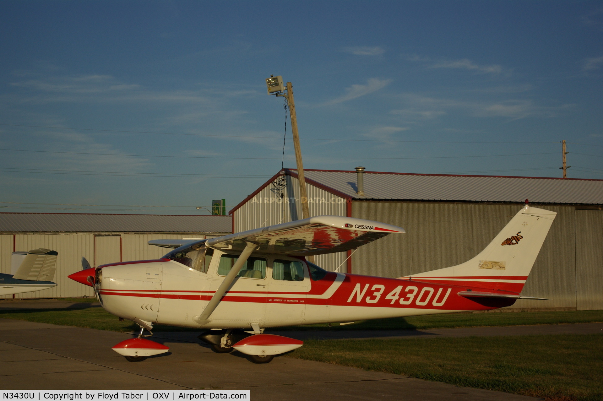 N3430U, 1963 Cessna 182F Skylane C/N 18254830, In for the Races