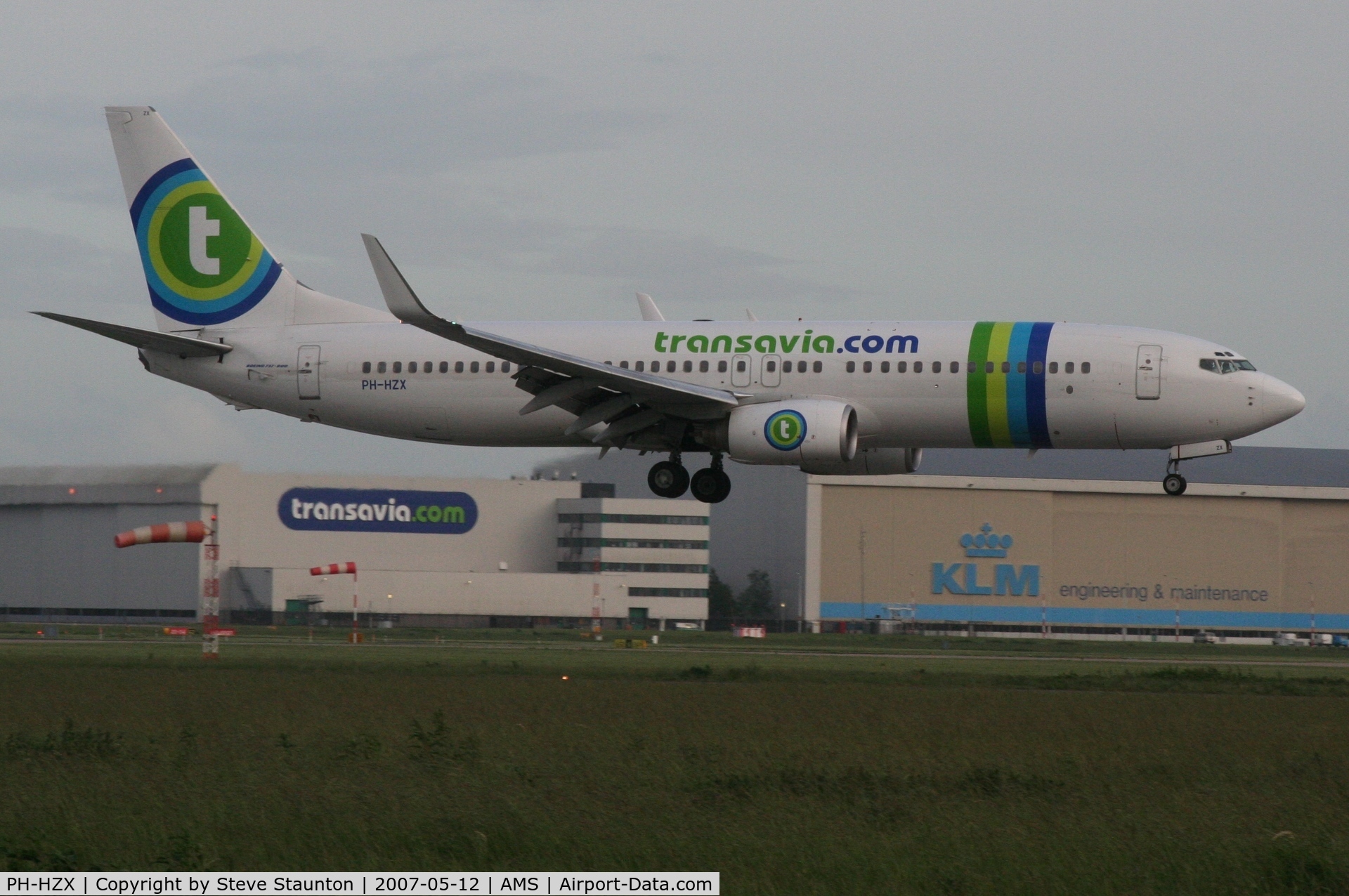 PH-HZX, 2002 Boeing 737-8K2 C/N 28248, Taken on a gloomy evening at Schipol