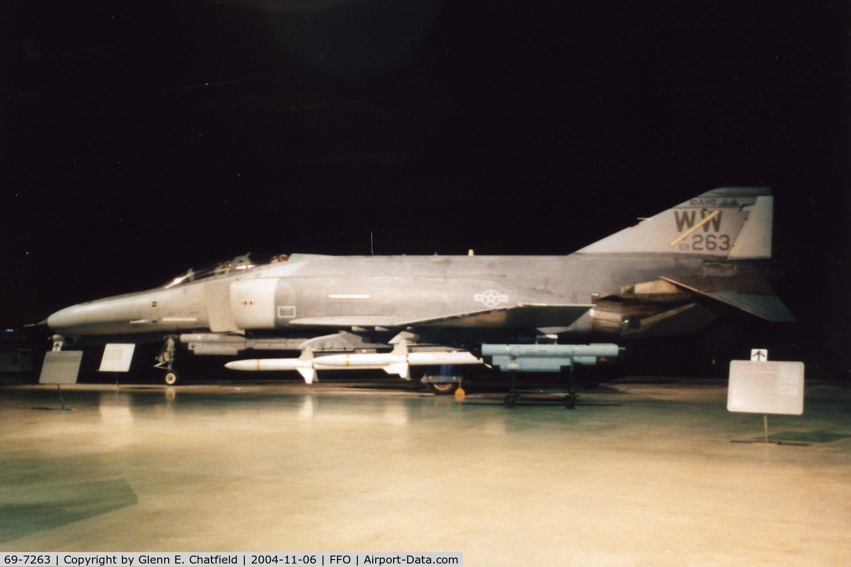 69-7263, 1969 McDonnell Douglas F-4G Phantom II C/N 3947, F-4G at the National Museum of the U.S. Air Force.