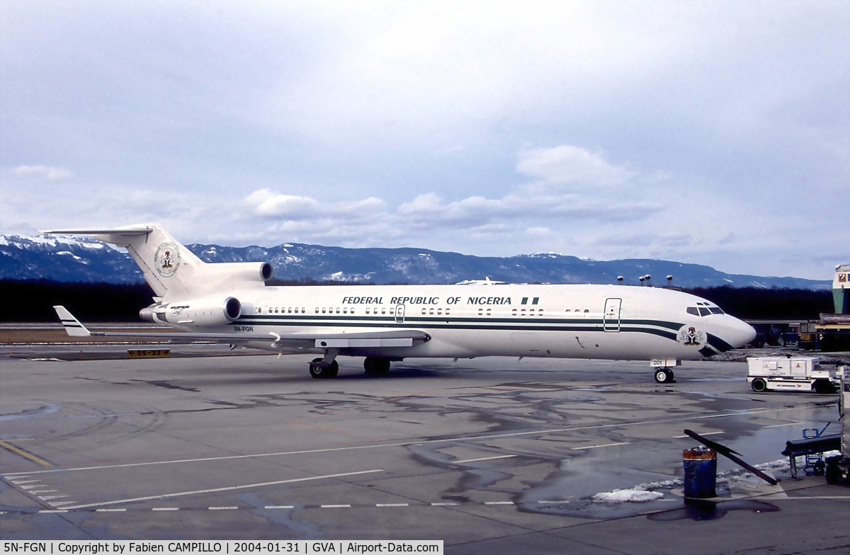 5N-FGN, 1982 Boeing 727-2N6 RE C/N 22825, Nigeria Gvmt
