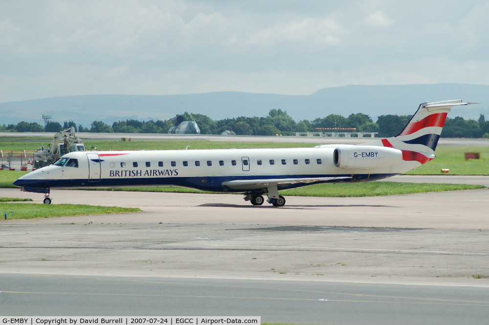 G-EMBY, 2002 Embraer EMB-145EU (ERJ-145EU) C/N 145617, British Airways - Taxiing