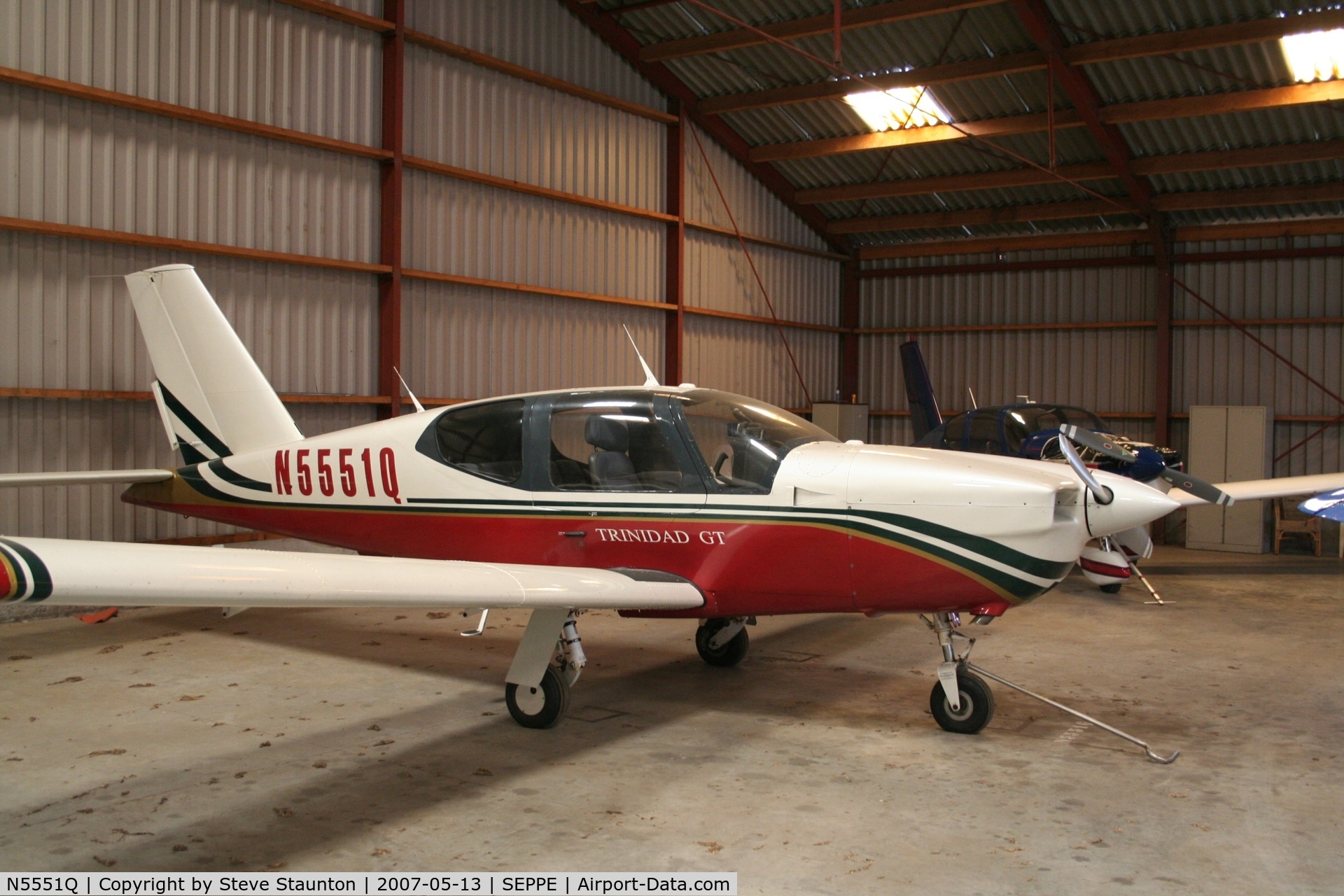 N5551Q, Socata TB-20 Trinidad GT C/N 1276, Taken on a Aeroprint tour @ Seppe