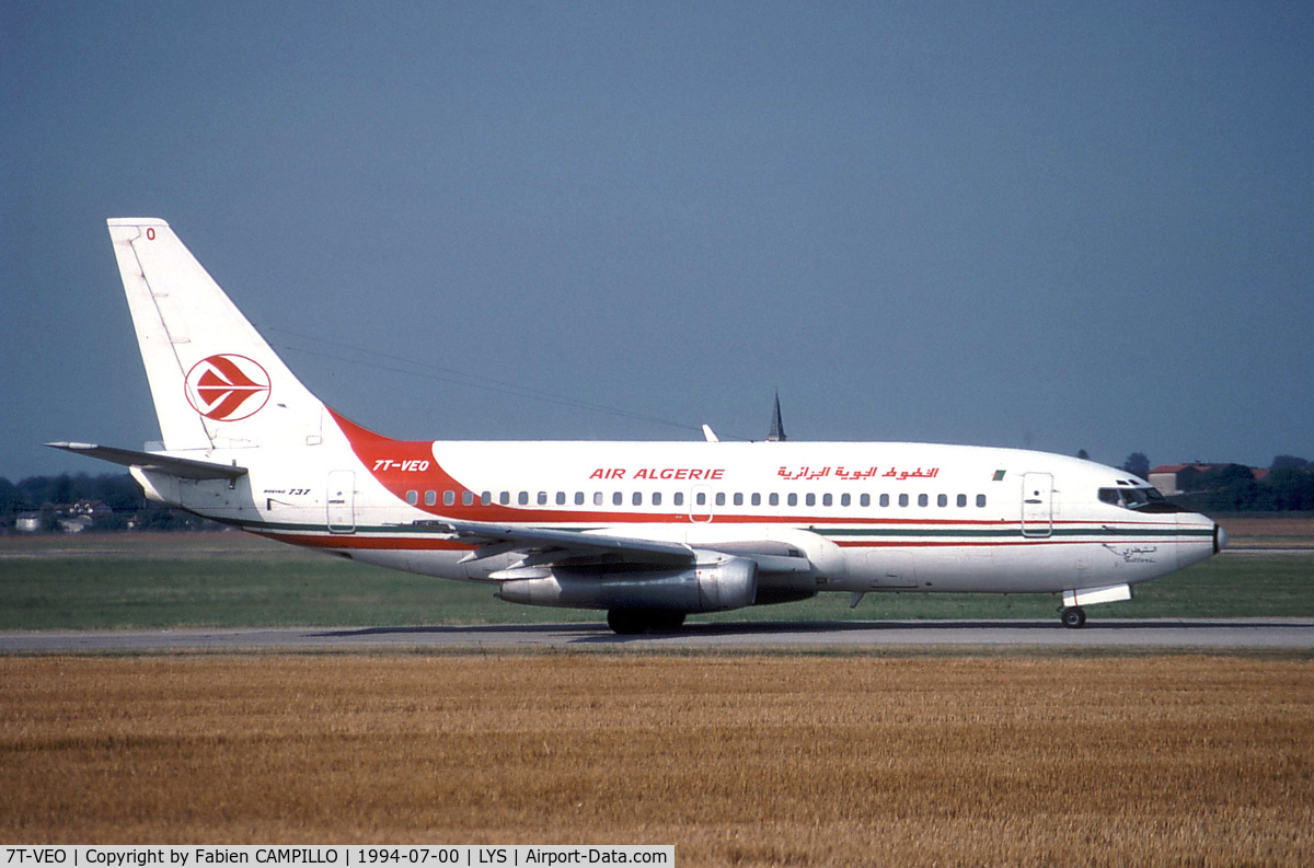 7T-VEO, 1976 Boeing 737-2D6 C/N 21212, Air Algerie