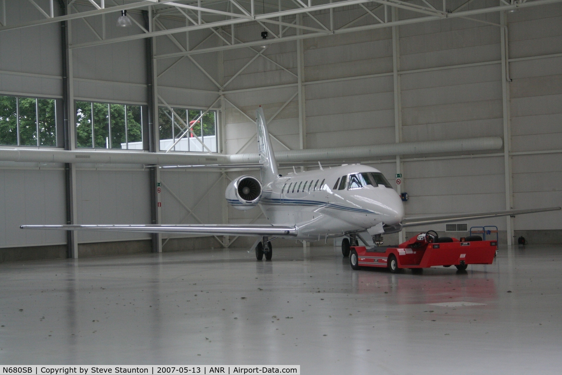 N680SB, 2005 Cessna 680 Citation Sovereign C/N 680-0039, Taken on a Aeroprint tour @ Antwerp