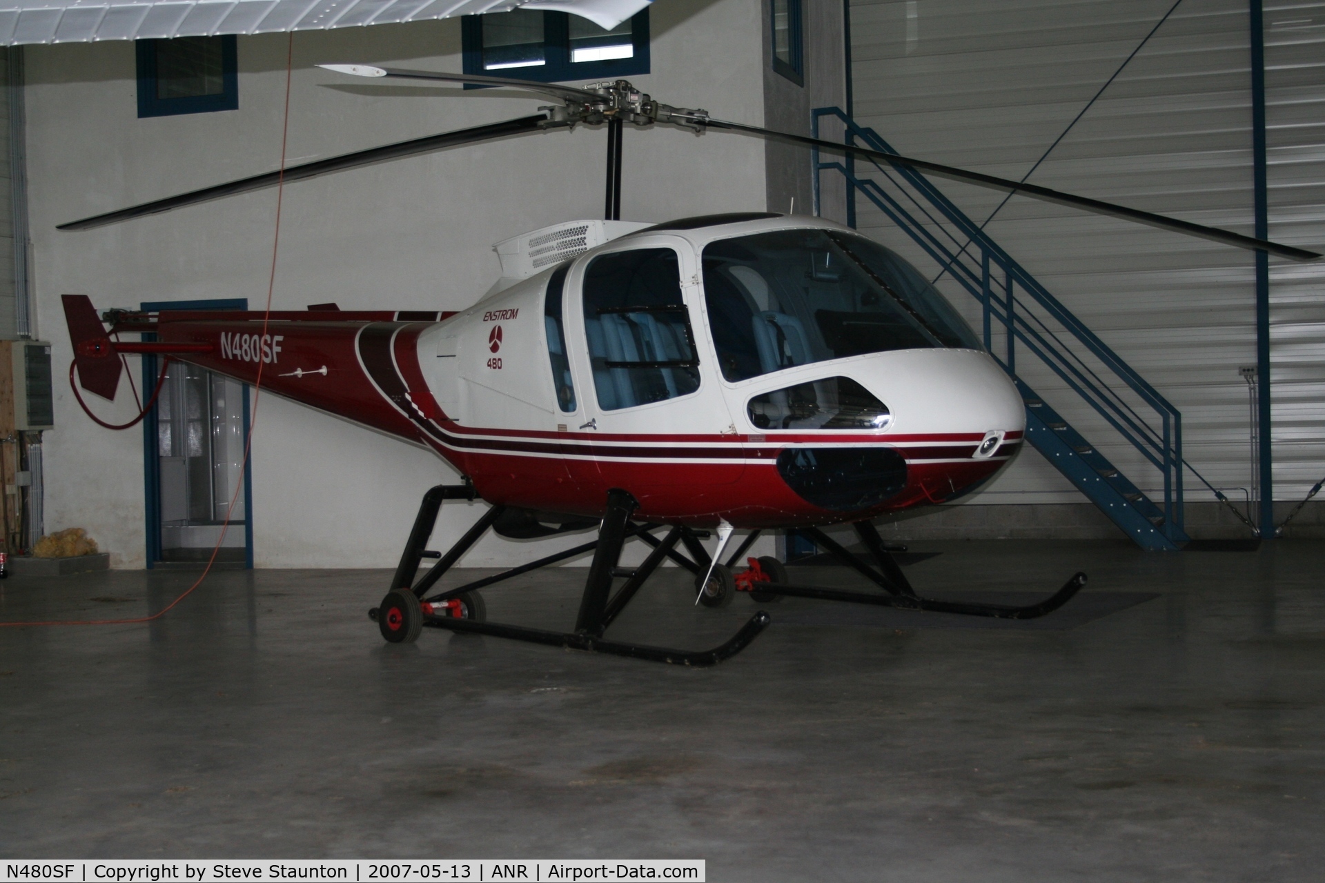 N480SF, 1996 Enstrom 480 C/N 5015, Taken on an Aeroprint tour @ Antwerp