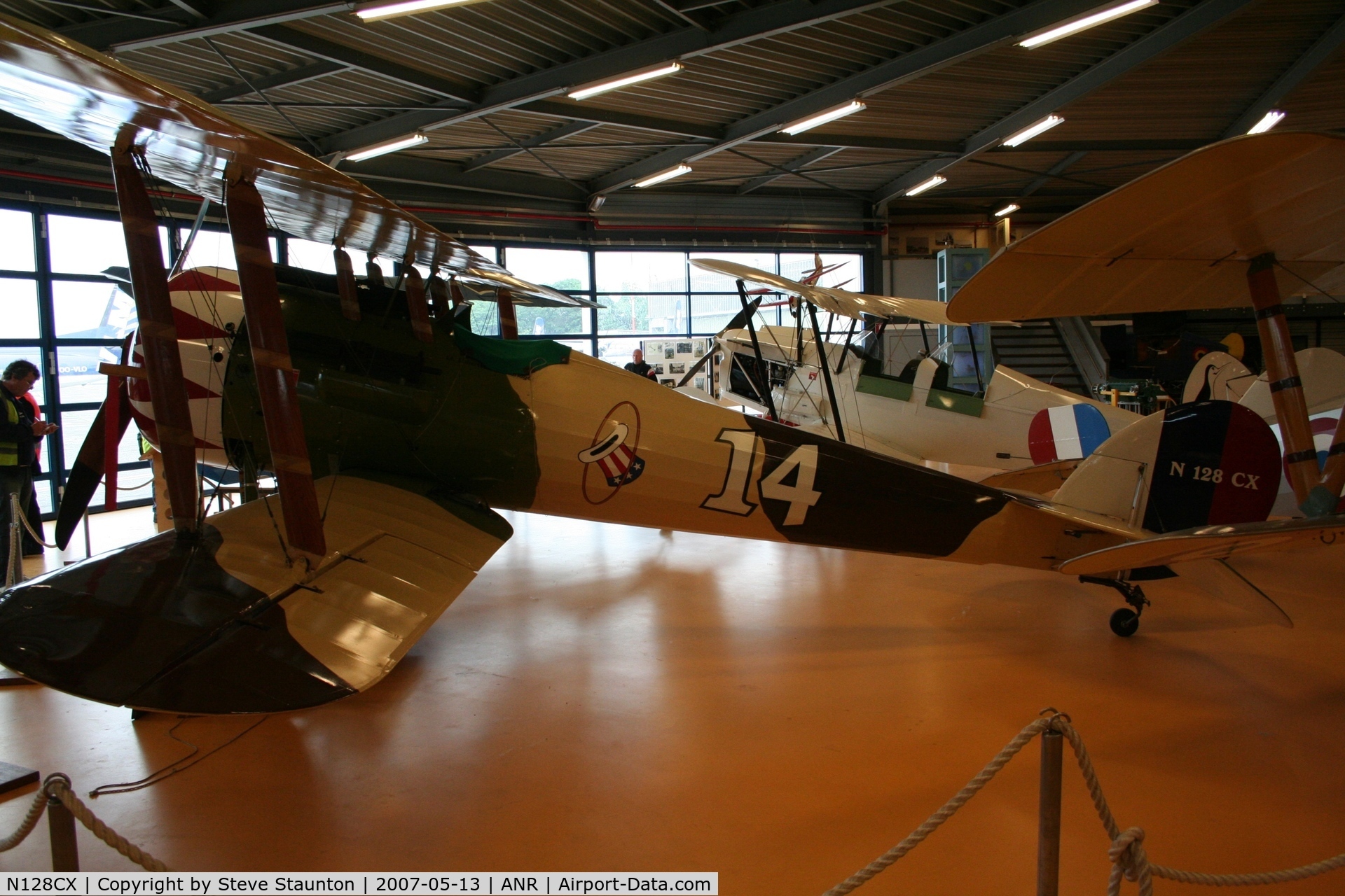 N128CX, Nieuport 28 C.1 Replica C/N 1192, Taken on an Aeroprint tour @ Antwerp