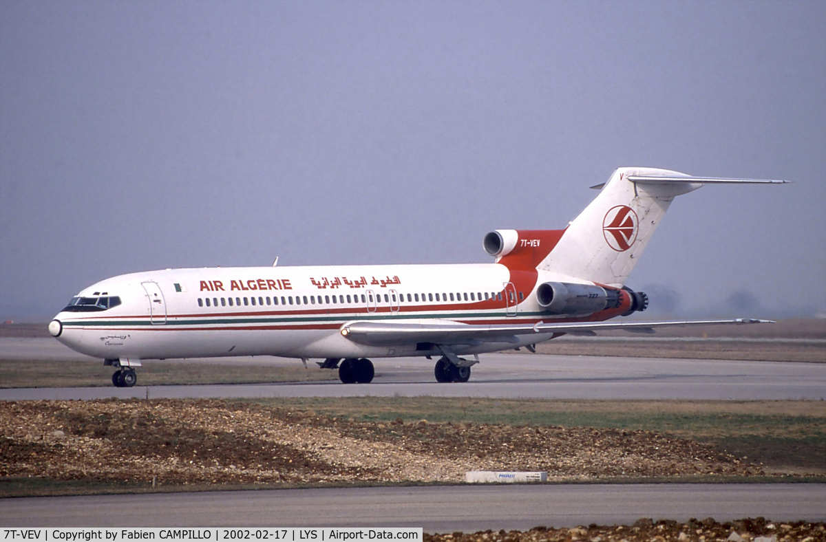 7T-VEV, 1980 Boeing 727-2D6 C/N 22374, Air Algerie