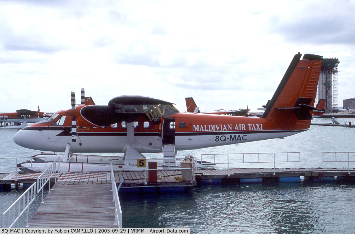 8Q-MAC, 1967 De Havilland Canada DHC-6-100 Twin Otter C/N 60, Maldivian Air Taxi
