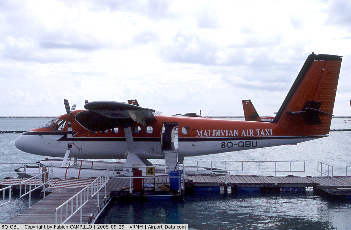 8Q-QBU, 1967 De Havilland Canada DHC-6-100 Twin Otter C/N 99, Maldivian Air Taxi