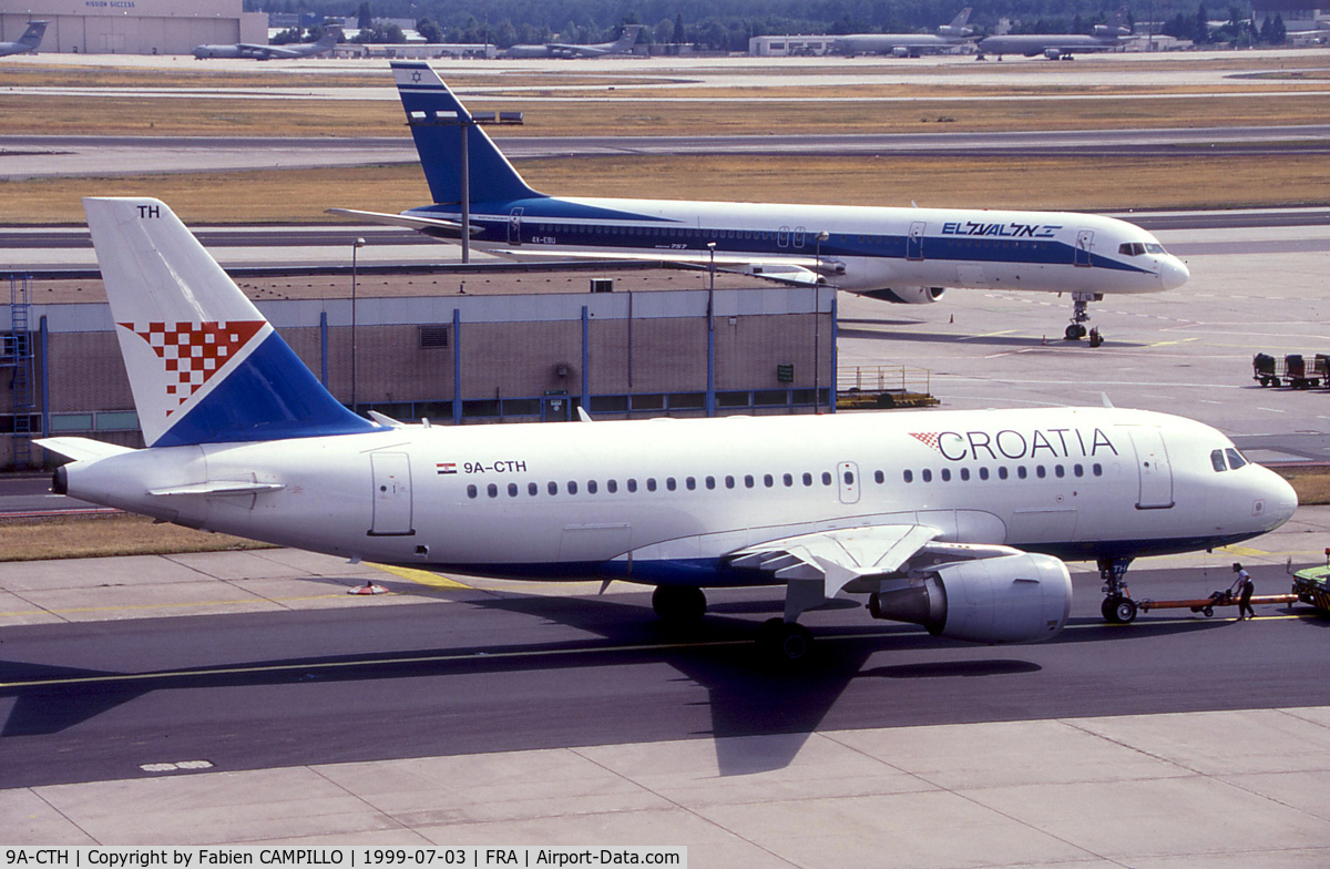 9A-CTH, 1998 Airbus A319-112 C/N 833, Croatia Airlines