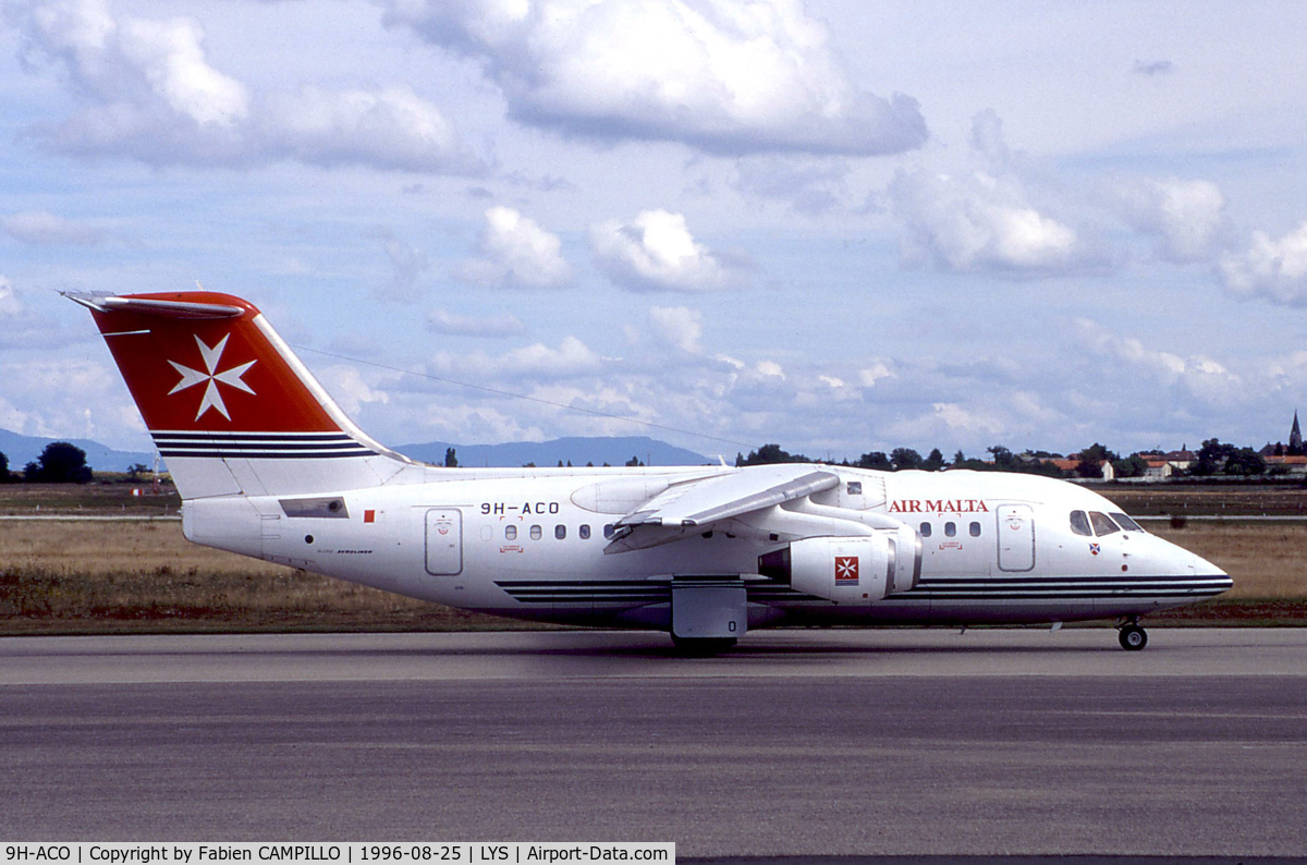 9H-ACO, 1994 British Aerospace Avro 146-RJ70 C/N E1260, AIR MALTA