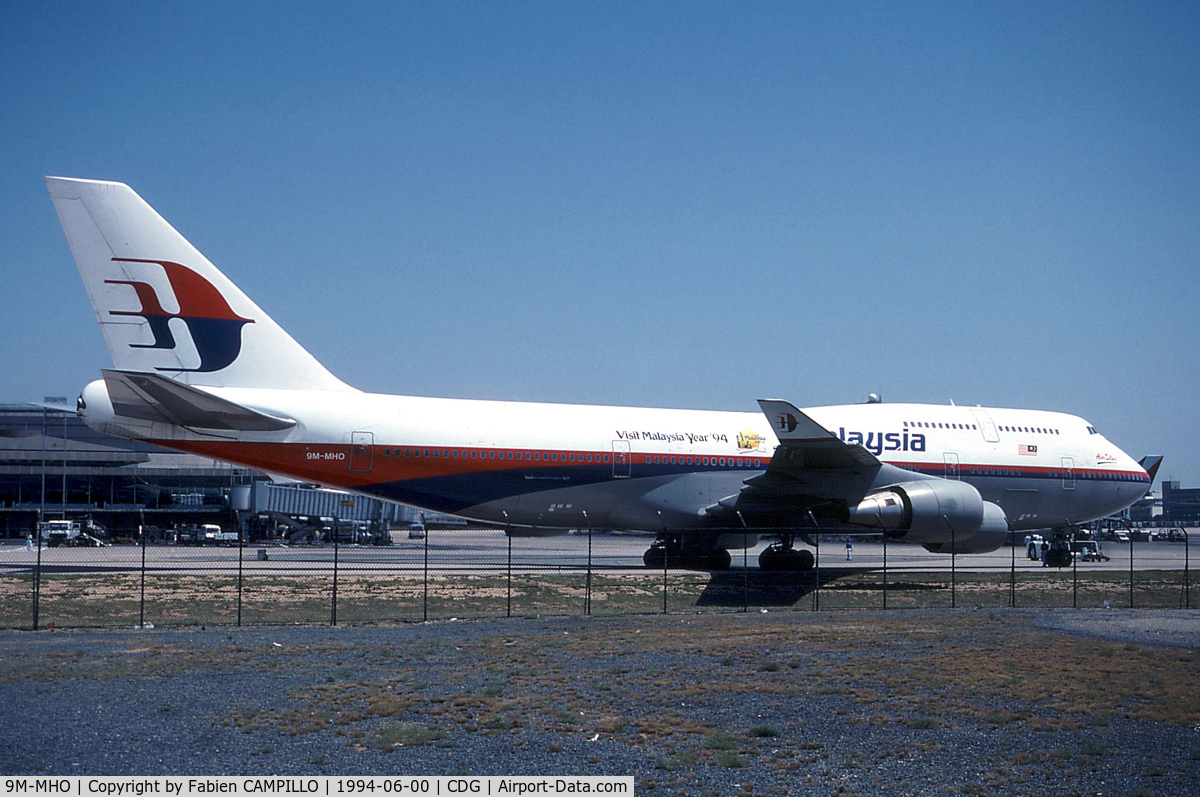 9M-MHO, 1991 Boeing 747-4H6 C/N 25126, Malaysia