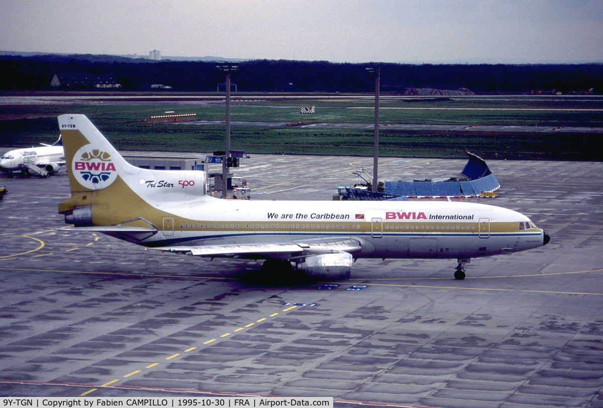 9Y-TGN, 1980 Lockheed L-1011-385-3 Tristar 500 C/N 193G-1191, BWIA