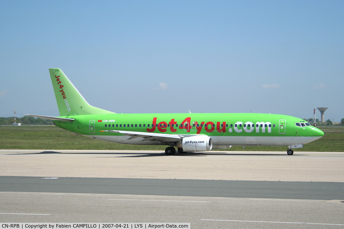 CN-RPB, 1991 Boeing 737-4B3 C/N 24751, Jet4You