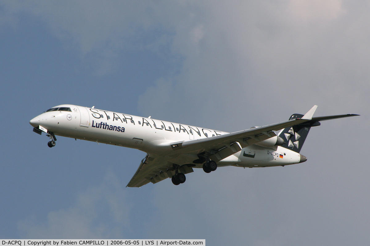 D-ACPQ, 2003 Canadair CRJ-700 (CL-600-2C10) Regional Jet C/N 10091, Lufthansa rÃ©gional (Cityline)