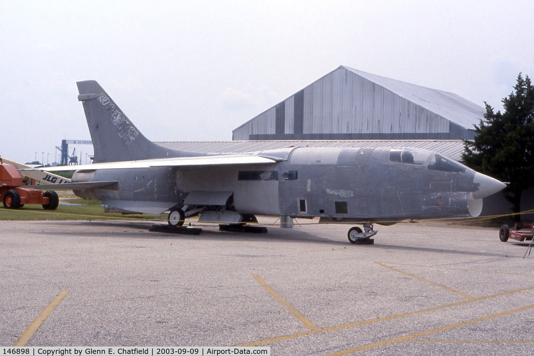 146898, Vought RF-8G Crusader C/N 728, RF-8G at the Battleship Alabama Memorial