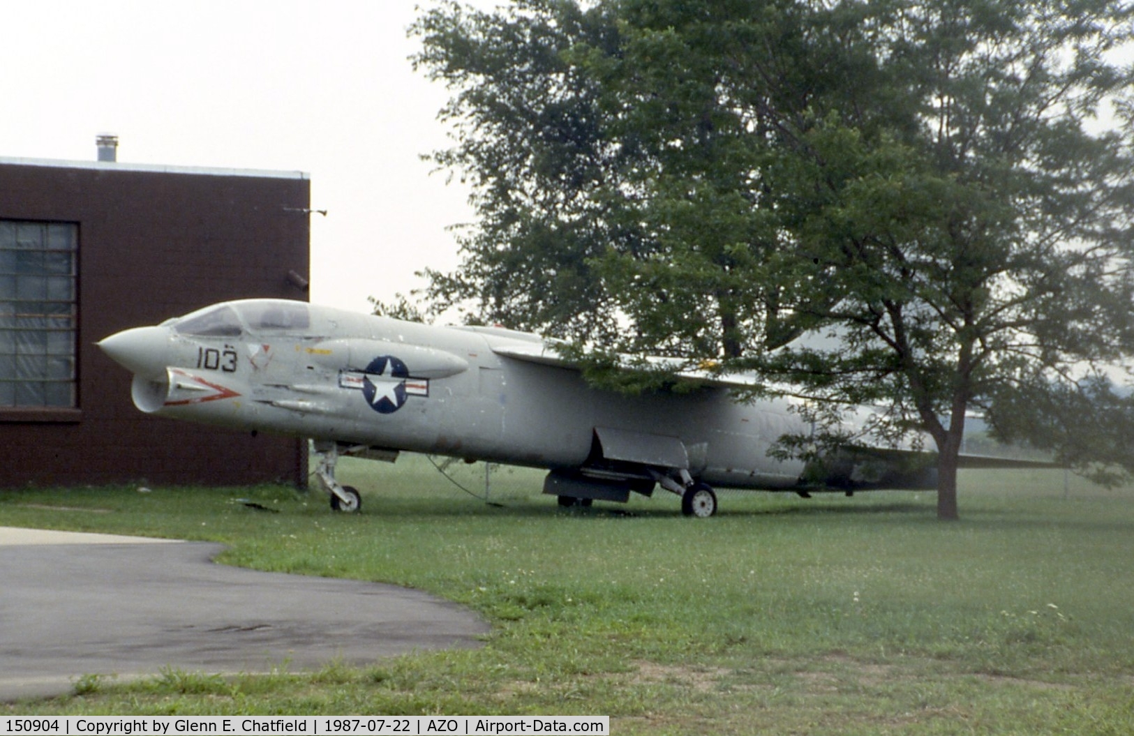 150904, Vought F-8J Crusader C/N 254E, F-8J at the Kalamazoo Aviation History Museum