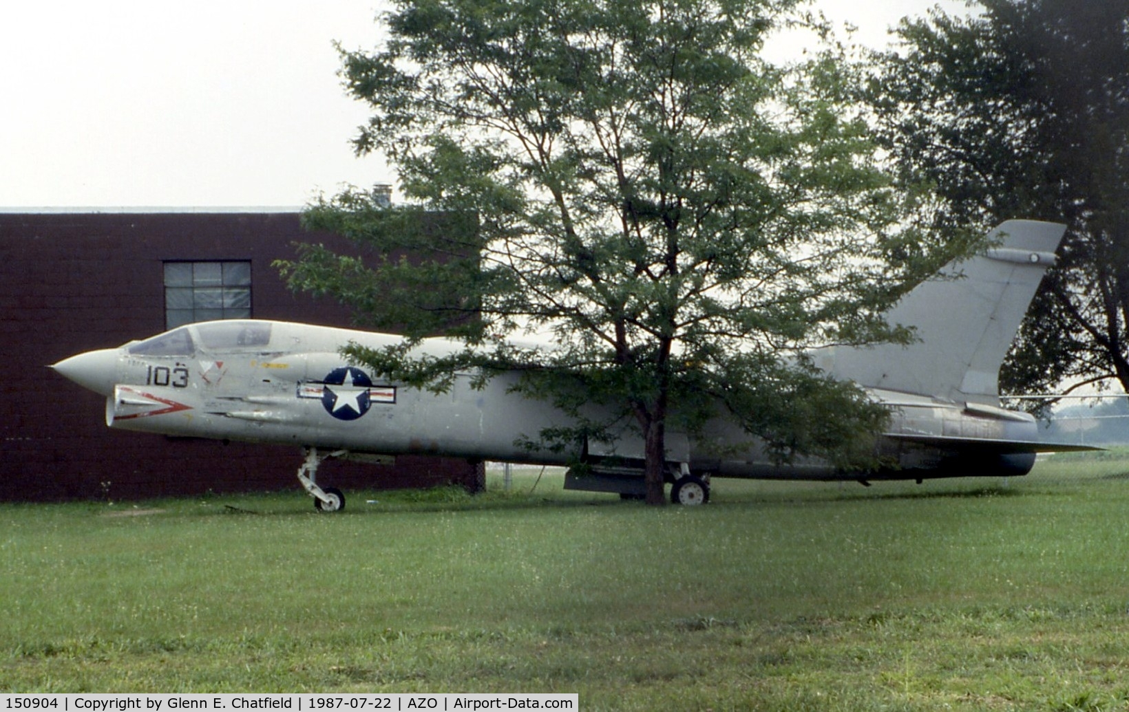 150904, Vought F-8J Crusader C/N 254E, F-8J at the Kalamazoo Aviation History Museum