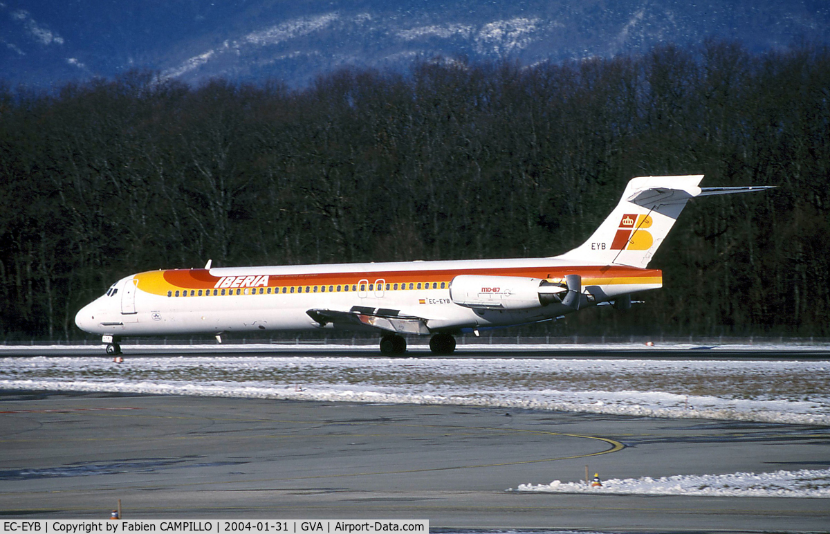 EC-EYB, 1990 McDonnell Douglas MD-87 (DC-9-87) C/N 49838, Iberia