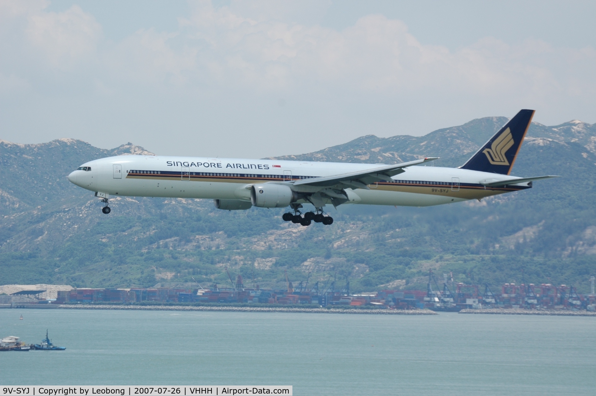 9V-SYJ, 2005 Boeing 777-312 C/N 33374, Singapore Airlines
