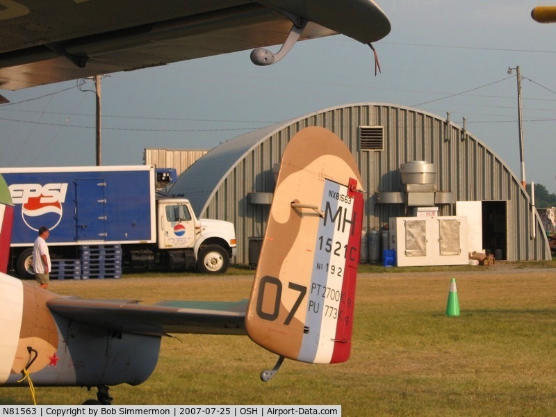 N81563, 1959 Max Holste MH-1521M Broussard C/N 192, Tail markings.  Airventure '07