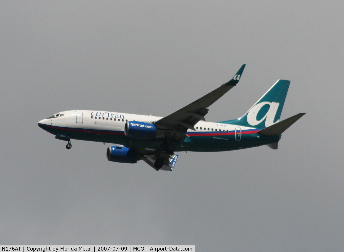 N176AT, 2005 Boeing 737-76N C/N 32654, Air Tran