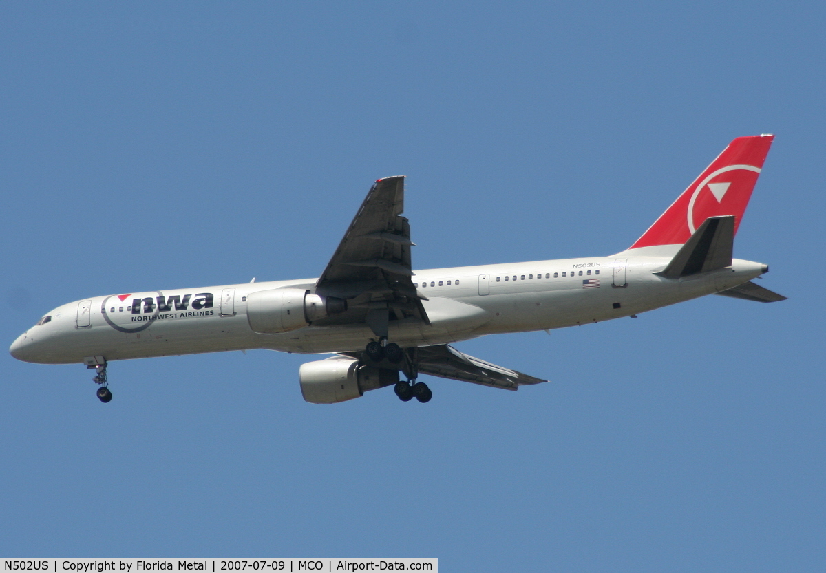 N502US, 1985 Boeing 757-251 C/N 23191, Northwest