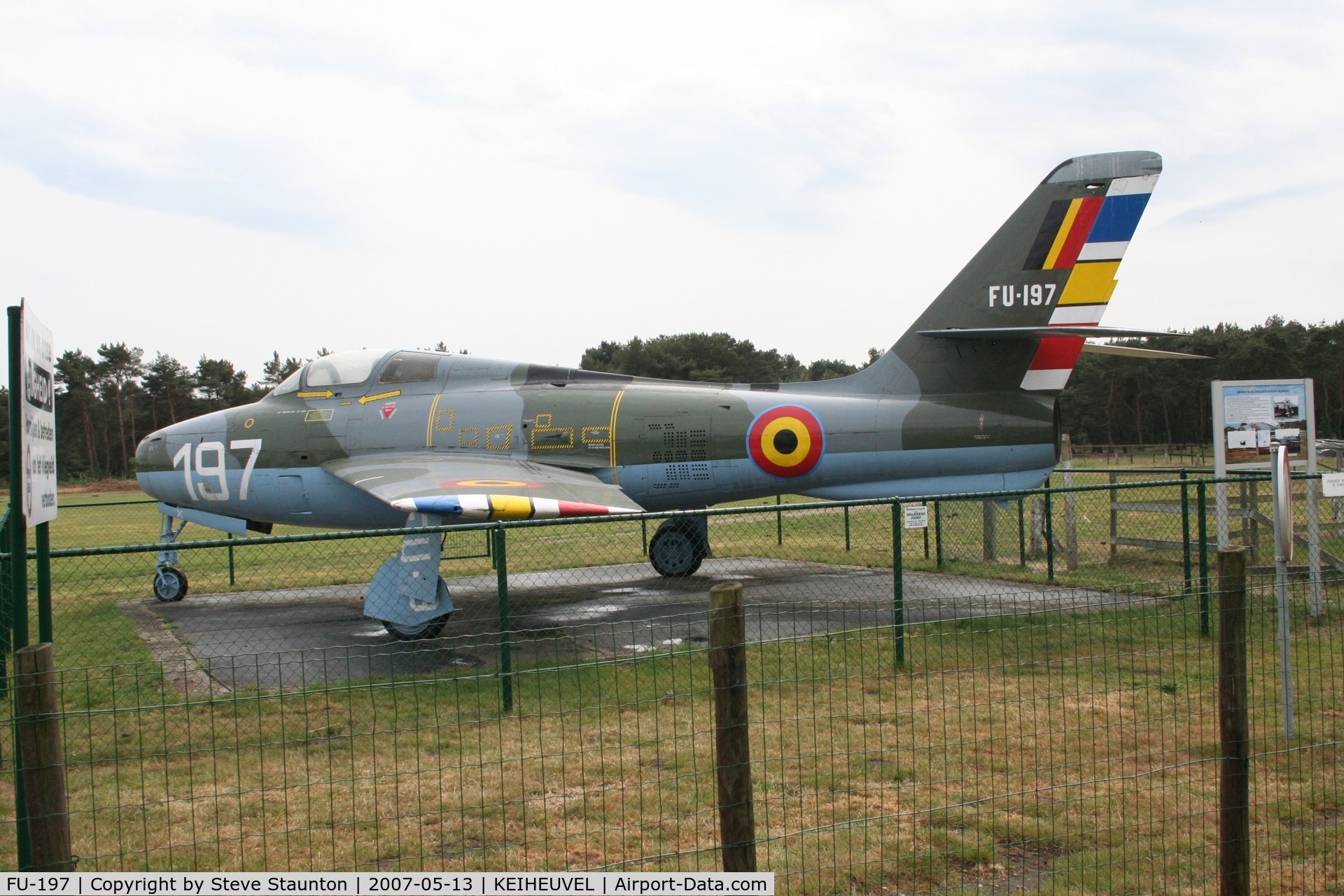 FU-197, Republic F-84F Thunderstreak C/N Not found (52-6584), Taken on an Aeroprint tour @ Keiheuvel