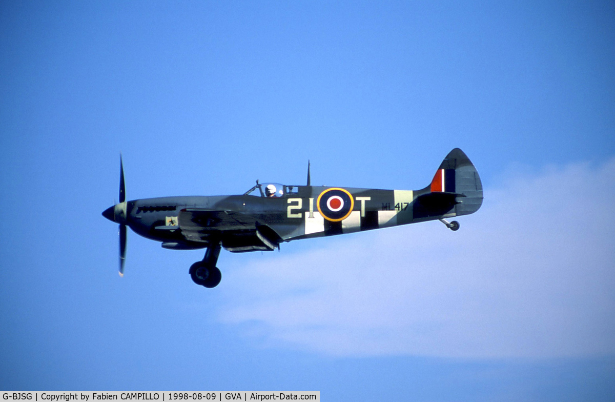 G-BJSG, 1944 Supermarine 509 Spitfire TR.9 C/N 6S/735188, Spitfire !