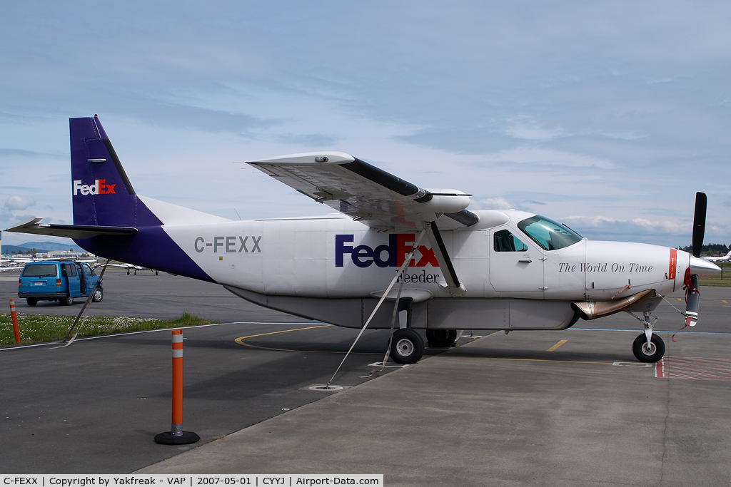 C-FEXX, 1990 Cessna 208B Super Cargomaster C/N 208B0209, Fedex Cessna 208