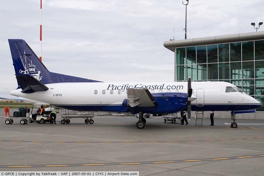 C-GPCE, 1984 Saab-Fairchild SF340 C/N 340A-004, Pacific Coastal Saab 340