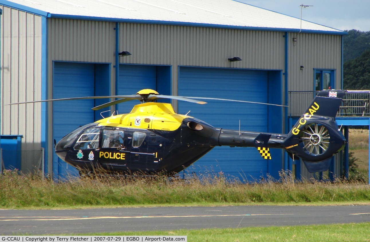 G-CCAU, 1997 Eurocopter EC-135T-1 C/N 0040, Police Helicopter