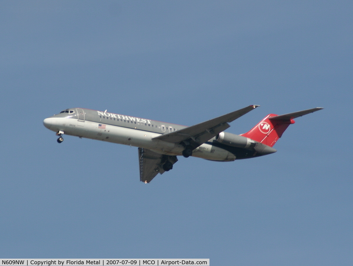 N609NW, 1968 Douglas DC-9-32 C/N 47234, Northwest